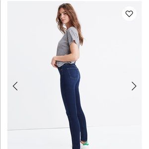 Madewell 10” High-Rise Skinny Jean in Hayes Wash